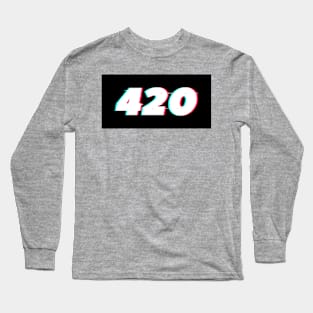 420 Glitch Long Sleeve T-Shirt